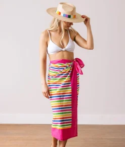 Andie Rainbow Stripe Sarong