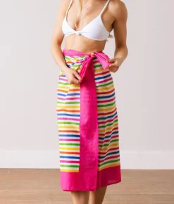 Andie Rainbow Stripe Sarong