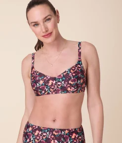 Andie X Lands’ End Tugless Molki Bikini Top - Eco Nylon - Multi Floral