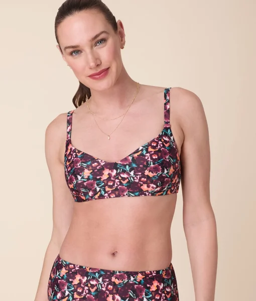 Andie X Lands’ End Tugless Molki Bikini Top - Eco Nylon - Multi Floral