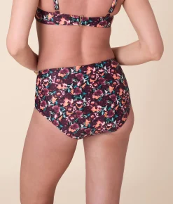 Andie X Lands’ End Tugless High Waist Bikini Bottom - Eco Nylon - Multi Floral