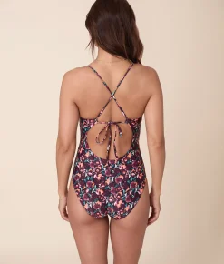 Andie X Lands’ End Tugless Elwood One Piece - Eco Nylon - Multi Floral - Classic