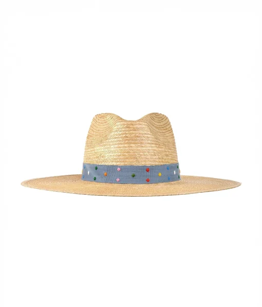 Blueberry Swiss Dot Hat
