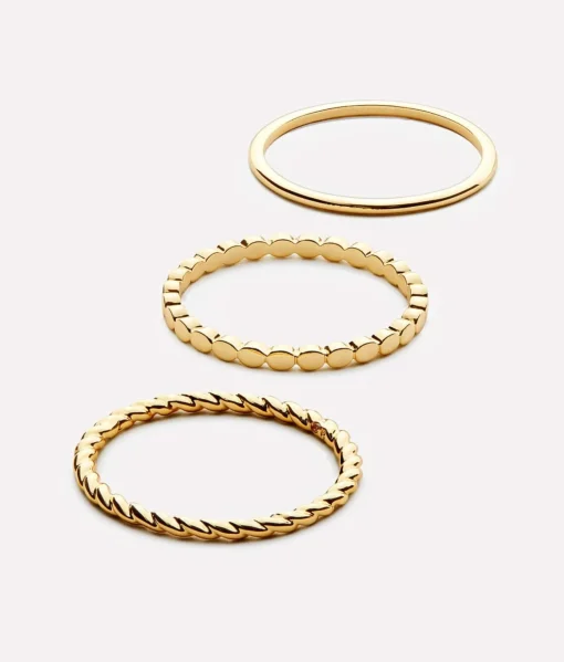 Gold Ring Set - Adrianna Set