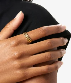 Gold Ring Set - Adrianna Set