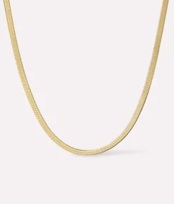 Ina Herringbone Chain Necklace - Ana Luisa