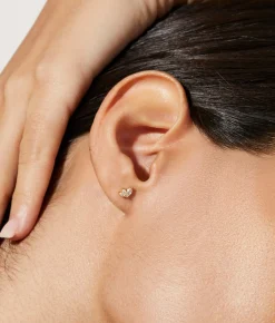 Kennedy Gold Stud Earrings - Ana Luisa