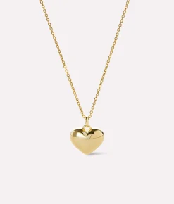 Lev Small Gold Heart Necklace - Ana Luisa