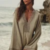 Positano Dress - Khaki Green