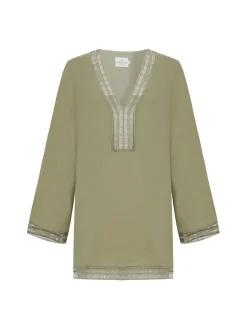 Positano Dress - Khaki Green
