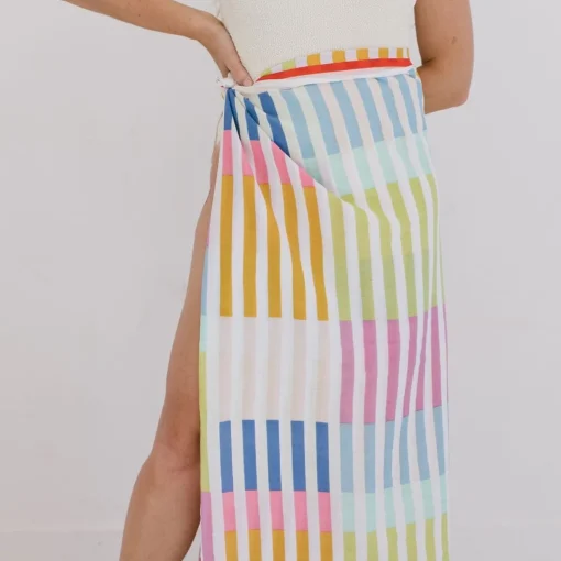 Rainbow Stripe Sarong