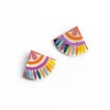 Rainbow Tile Earrings - Sunshine Tienda