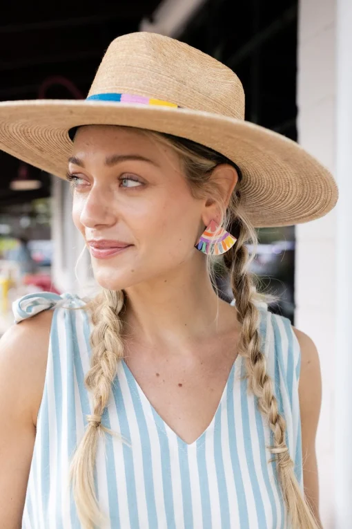 Rainbow Tile Earrings - Sunshine Tienda