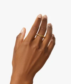 Rope Slim Gold Twist Ring - Ana Luisa