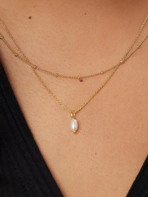 Tate Set Gold Necklace Set - Ana Luisa