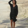 Terra Shirt Dress - Black