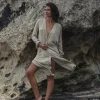 Terra Shirt Dress - Khaki Green