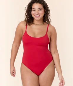 The Amalfi One Piece - Eco Nylon - Cherry Red - Classic
