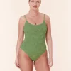 The Amalfi One Piece - Popcorn Floral - Gecko - Classic