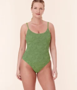 The Amalfi One Piece - Popcorn Floral - Gecko - Classic