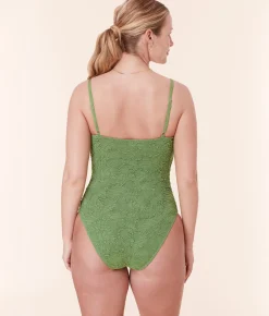 The Amalfi One Piece - Popcorn Floral - Gecko - Classic