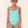 The Amalfi One Piece - Wide Rib - Opal - Classic