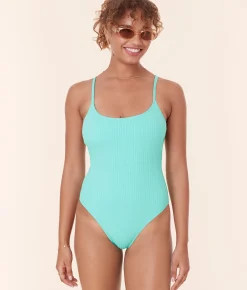 The Amalfi One Piece - Wide Rib - Opal - Classic