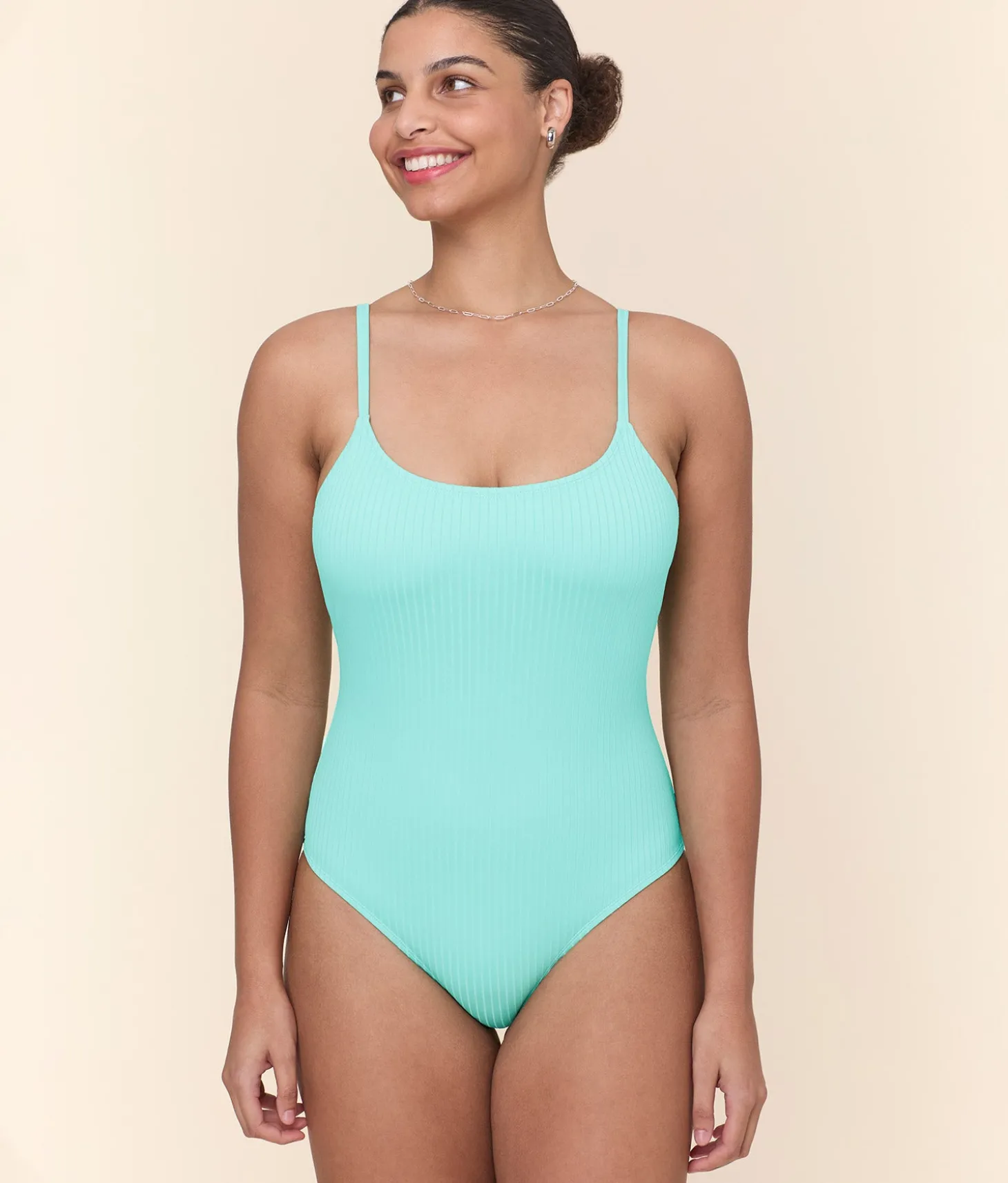 The Amalfi One Piece - Wide Rib - Opal - Classic