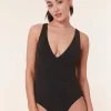 The Augustine One Piece - Lurex Rib - Black - Classic