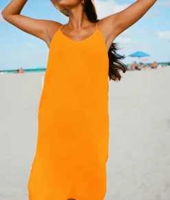 The Barreta Dress - Cotton Gauze - Marigold