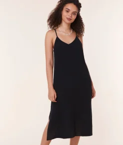 The Barreta Dress - Cotton Gauze - Black