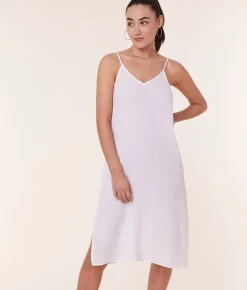 The Barreta Dress - Cotton Gauze - White