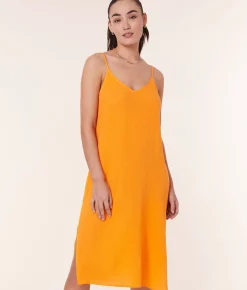 The Barreta Dress - Cotton Gauze - Marigold