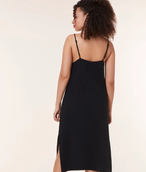 The Barreta Dress - Cotton Gauze - Black