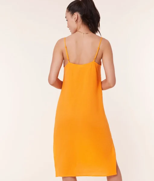 The Barreta Dress - Cotton Gauze - Marigold