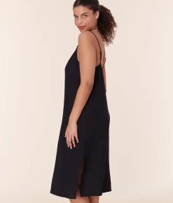 The Barreta Dress - Cotton Gauze - Black