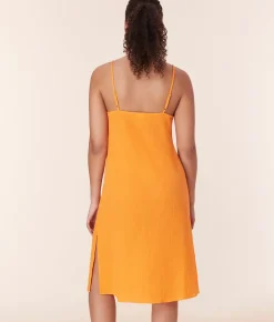 The Barreta Dress - Cotton Gauze - Marigold