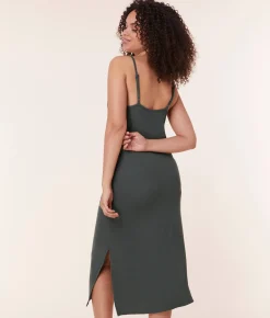 The Barreta Dress - Waffle - Dove