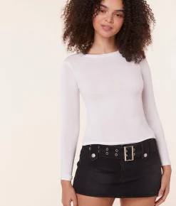 The Base Long Sleeve Top - Cloud - Snow