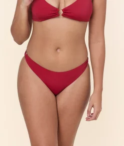 The Bonita Bikini Bottom - Eco Nylon - Garnet