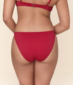 The Bonita Bikini Bottom - Eco Nylon - Garnet