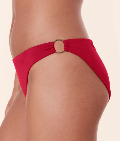 The Bonita Bikini Bottom - Eco Nylon - Garnet