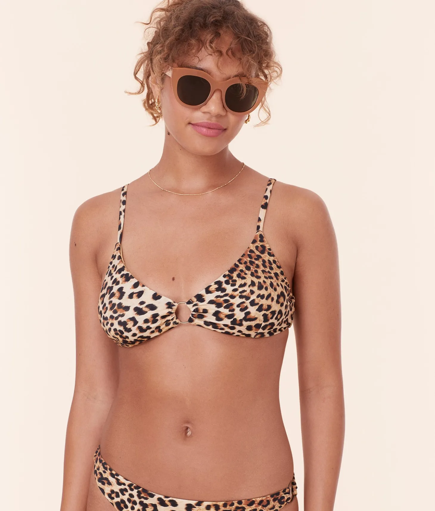 The Bonita Bikini Top - Eco Nylon - Leopard