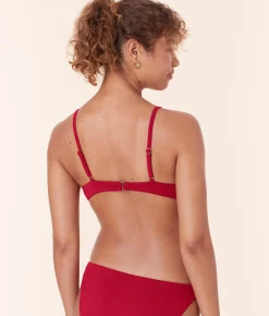 The Bonita Bikini Top - Eco Nylon - Garnet
