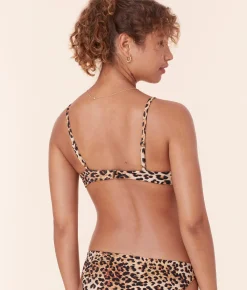 The Bonita Bikini Top - Eco Nylon - Leopard