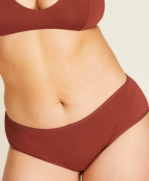 The Brief Panty - Rayon - Deep Terracotta