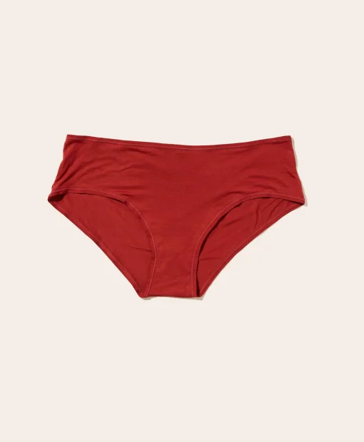 The Brief Panty - Rayon - Deep Terracotta
