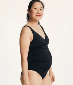 The Cala Maternity One Piece - Eco Nylon - Black - Classic
