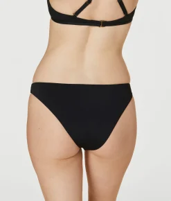 The Cheeky Bikini Bottom - Flat - Black