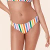 The Classic Bikini Bottom - Eco Nylon - Rainbow Stripe